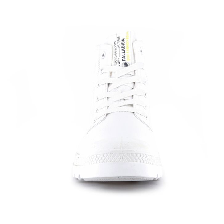 Palladium Pampa Lite+ Recycle WP+ Men's Boots White | UK I813-QKZ